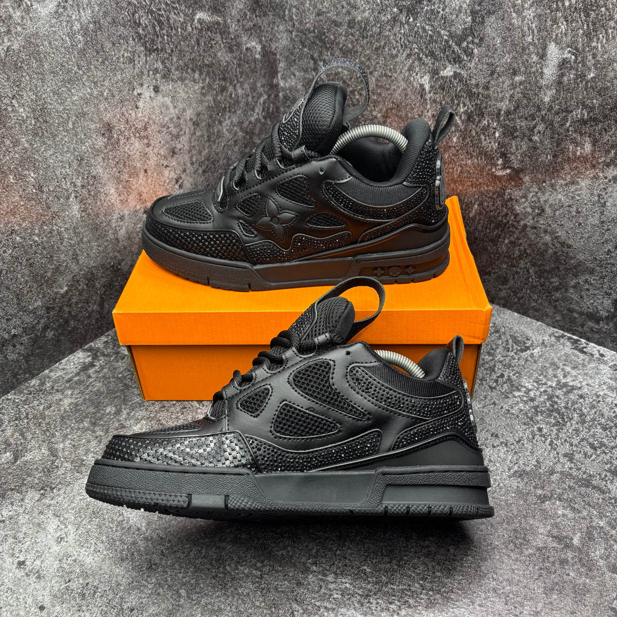 LOUIS VUITTON SKATE SWAROVSKI BLACK