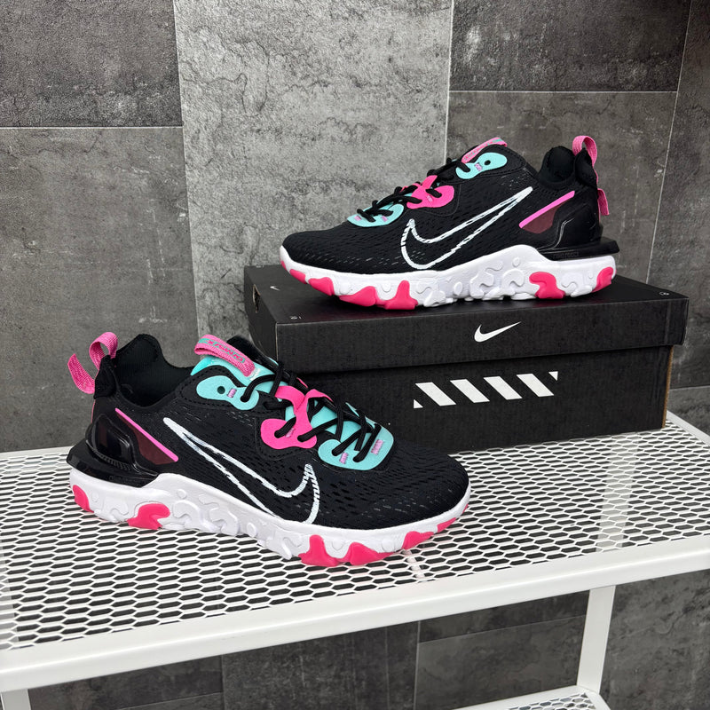 NIKE REACT VISION MX BLACK PINK BLUE