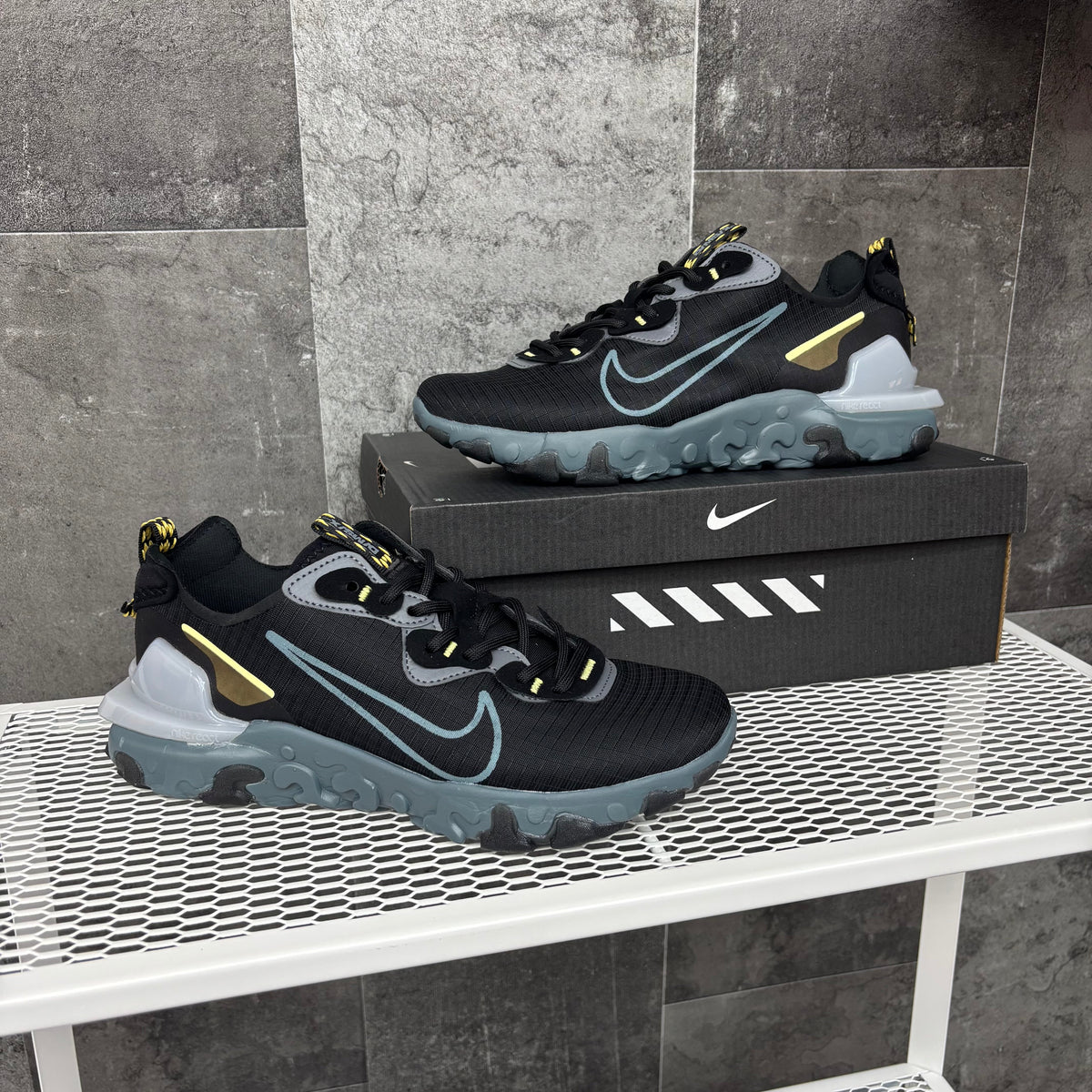 NIKE REACT VISION MX BLACK GREY