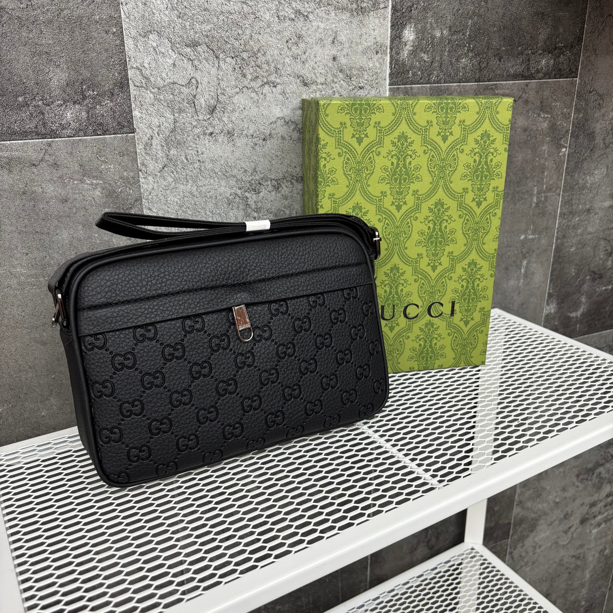 BANDOLERA GUCCI GG BLACK