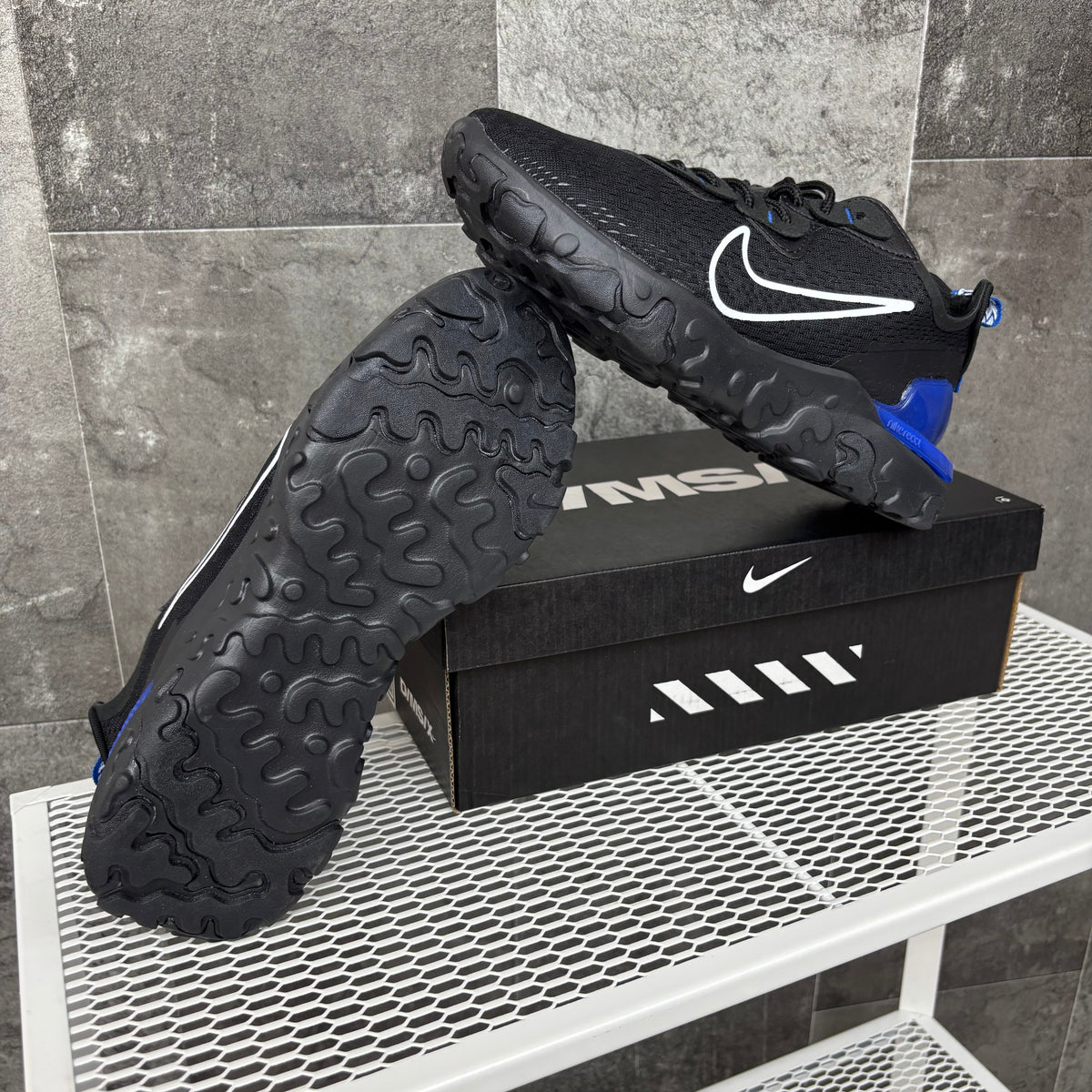 NIKE REACT VISION MX BLACK & BLUE