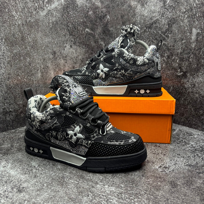 LOUIS VUITTON SKATE SWAROVSKI BLACK & SILVER
