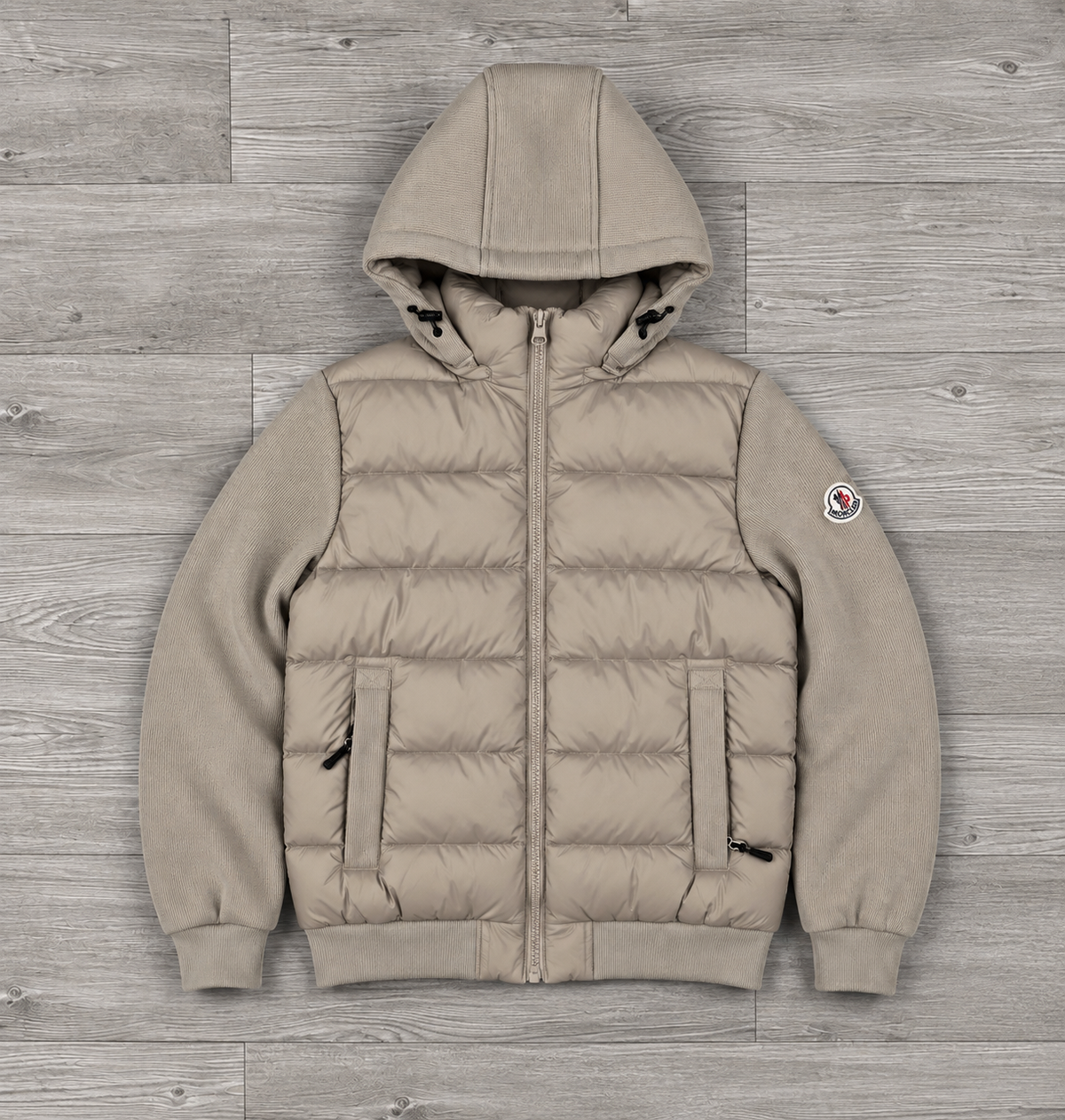 CHAQUETA MONCLER BEIGE