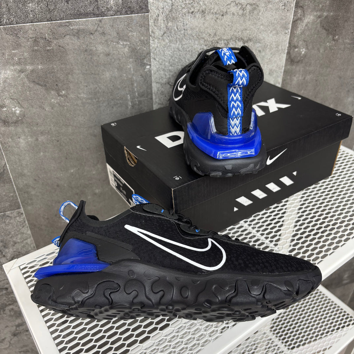 NIKE REACT VISION MX BLACK & BLUE