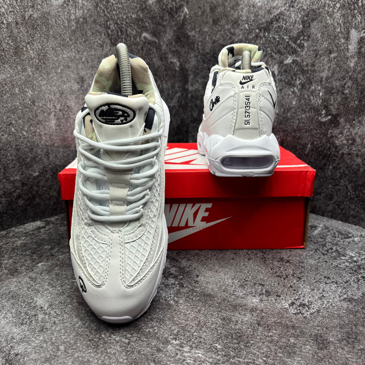 NIKE AIR MAX 95 CORTEIZ WHITE & BLACK