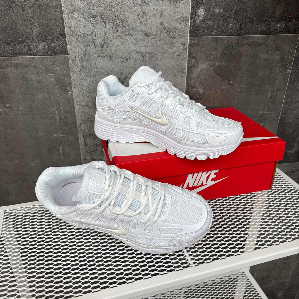 NIKE P-6000 ALL WHITE