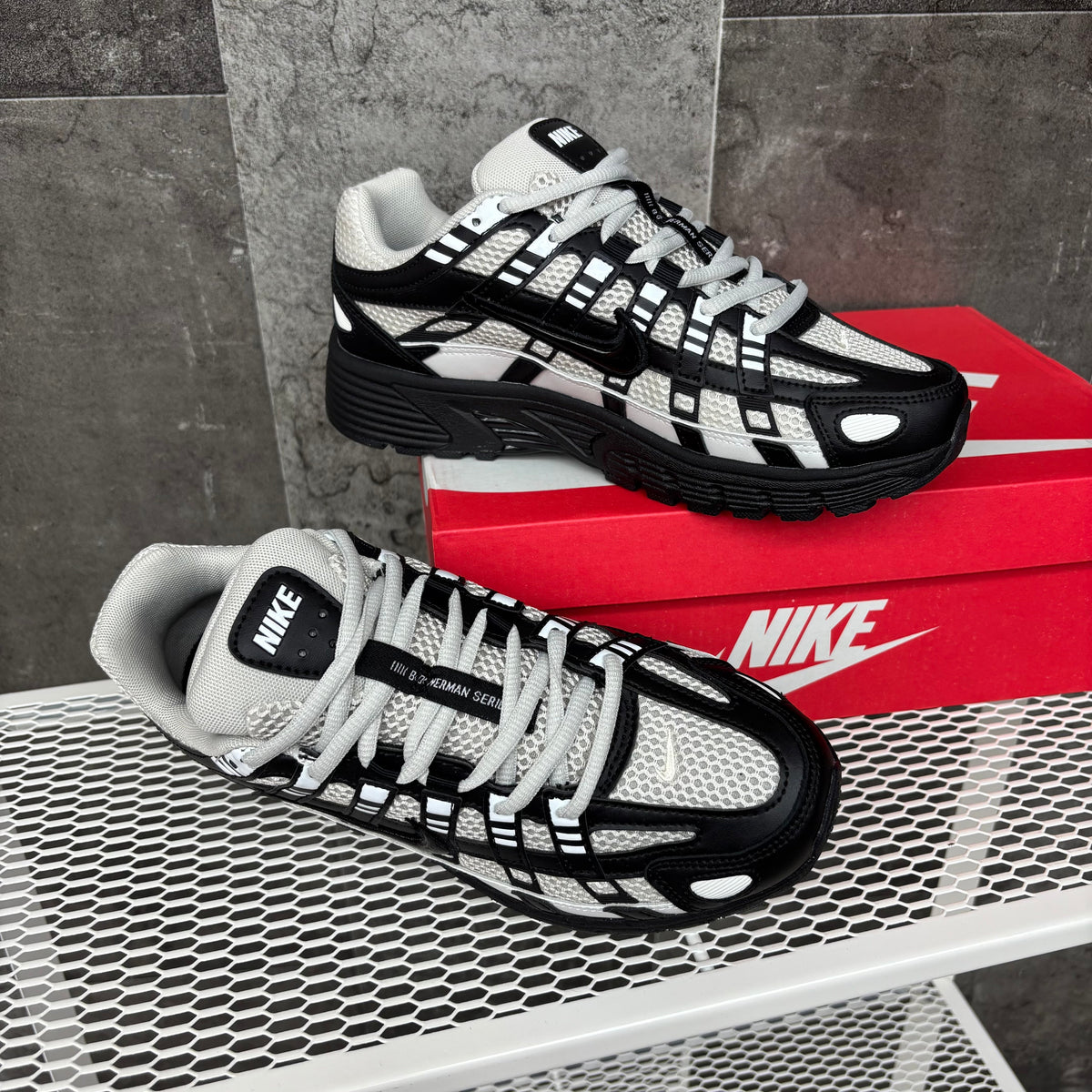 NIKE P-6000 GREY/BLACK