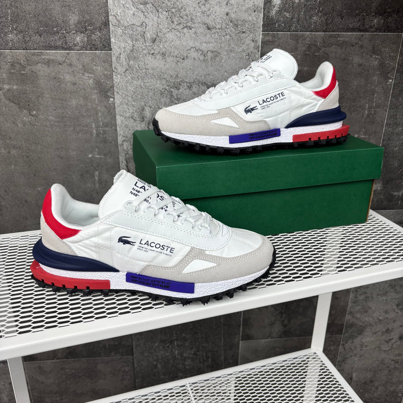 LACOSTE ÉLITE ACTIVE WHITE BLUE RED
