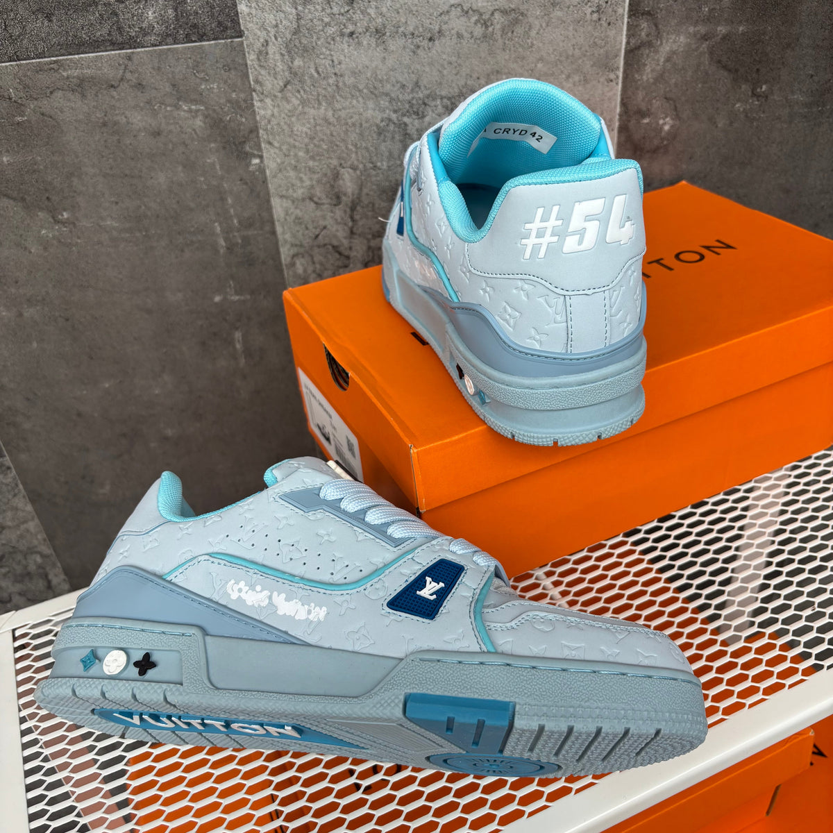 LOUIS VUITTON TRAINER BLUE